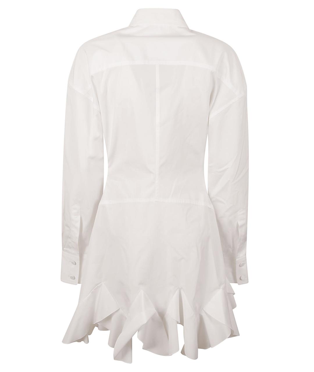 STELLA MCCARTNEY Белое хлопковое повседневное платье, фото 2