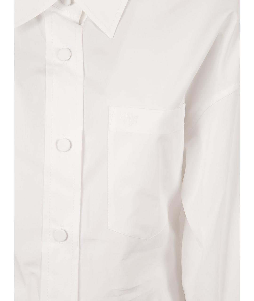 STELLA MCCARTNEY Белое хлопковое повседневное платье, фото 3