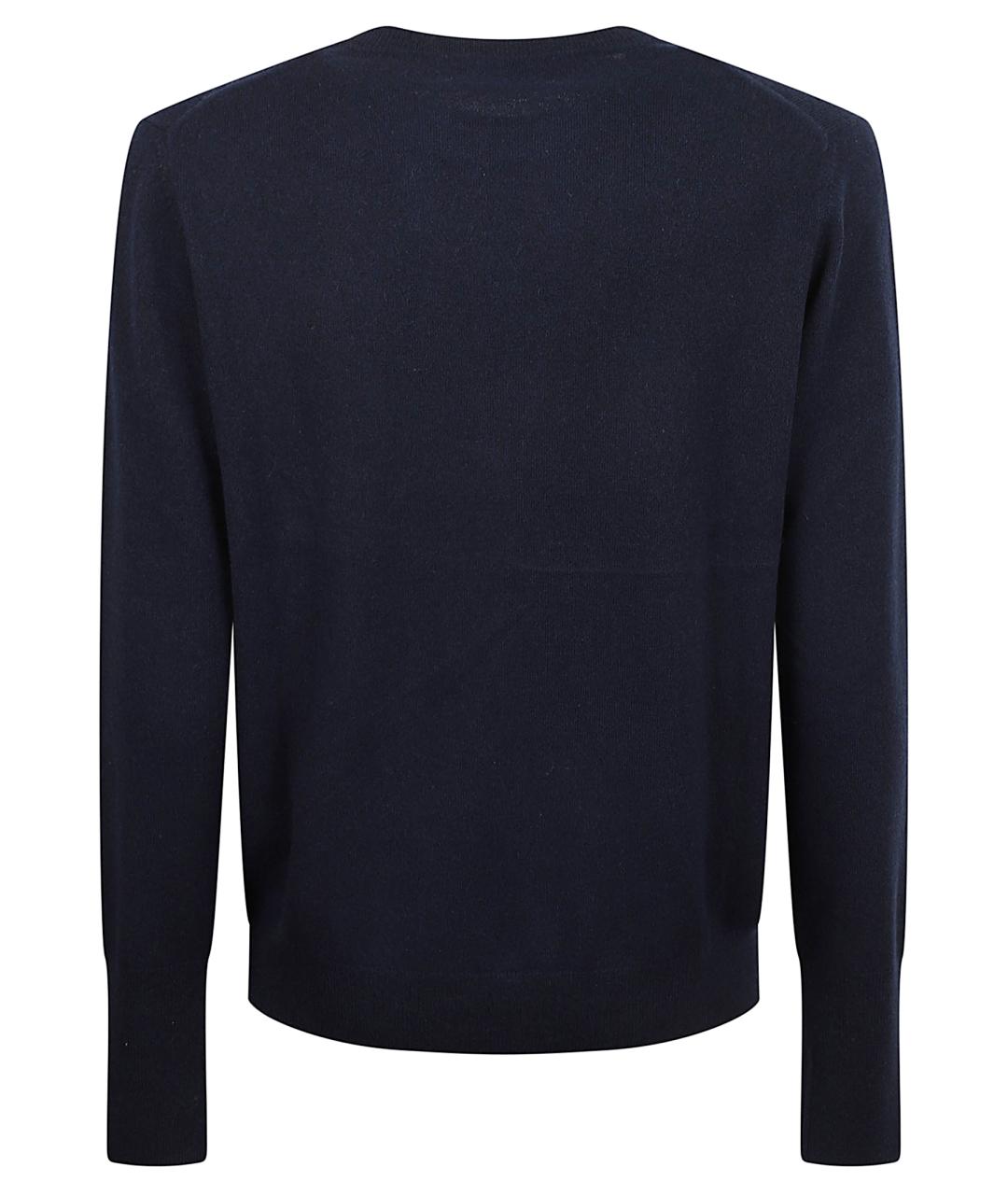 BALLANTYNE Синий кашемировый джемпер / свитер, фото 3