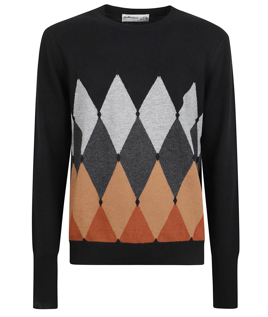 BALLANTYNE Черный кашемировый джемпер / свитер, фото 1