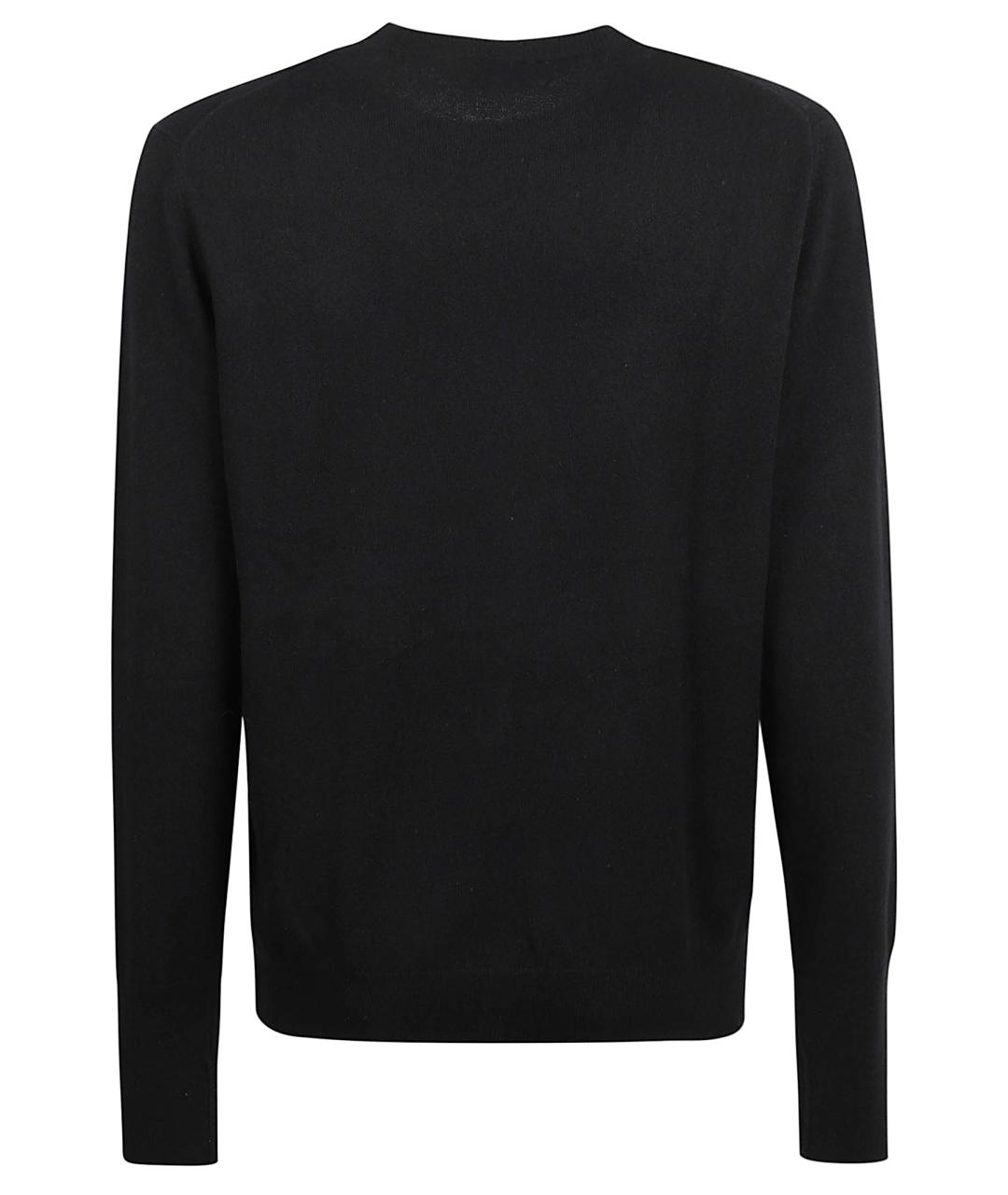 BALLANTYNE Черный кашемировый джемпер / свитер, фото 3