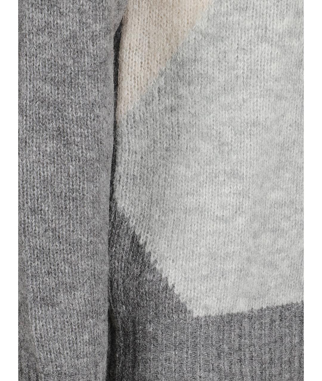 BALLANTYNE Серый шерстяной джемпер / свитер, фото 2