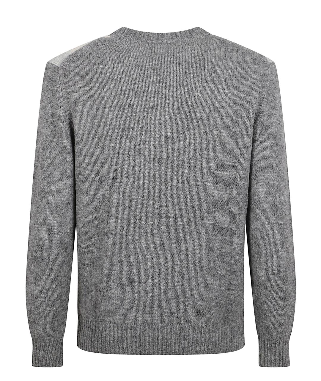 BALLANTYNE Серый шерстяной джемпер / свитер, фото 3