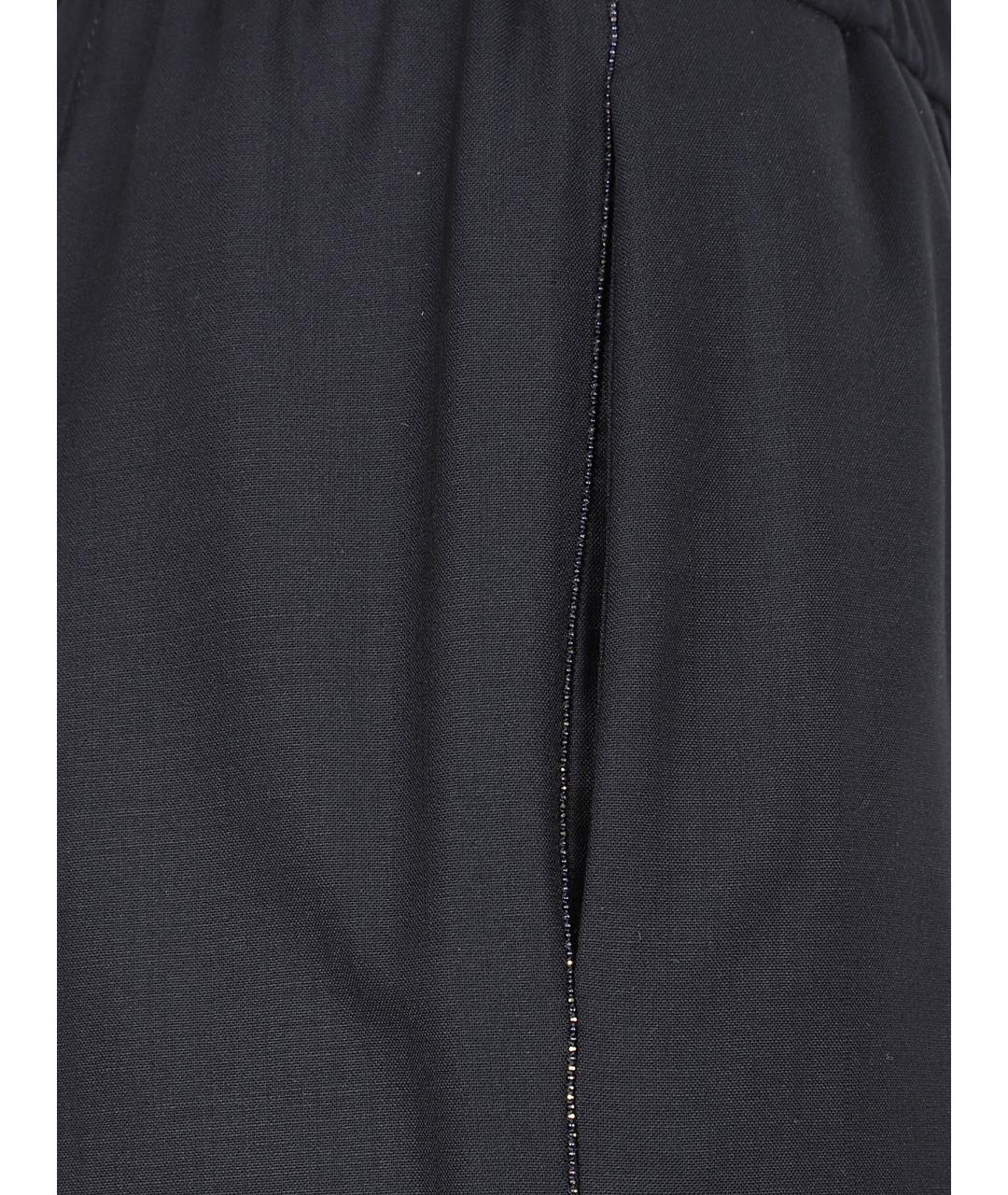 FABIANA FILIPPI Синие шерстяные брюки узкие, фото 2