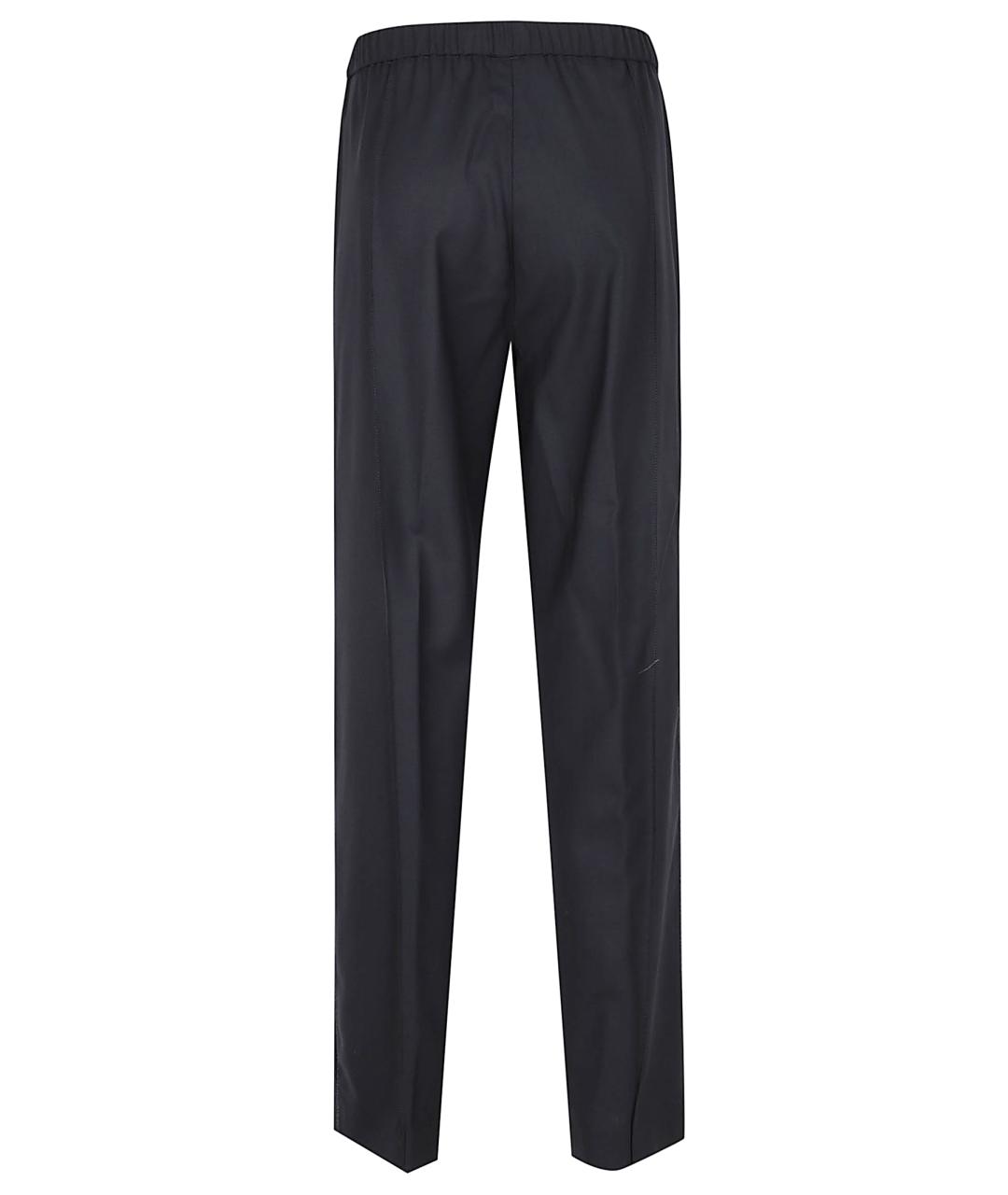 FABIANA FILIPPI Синие шерстяные брюки узкие, фото 3