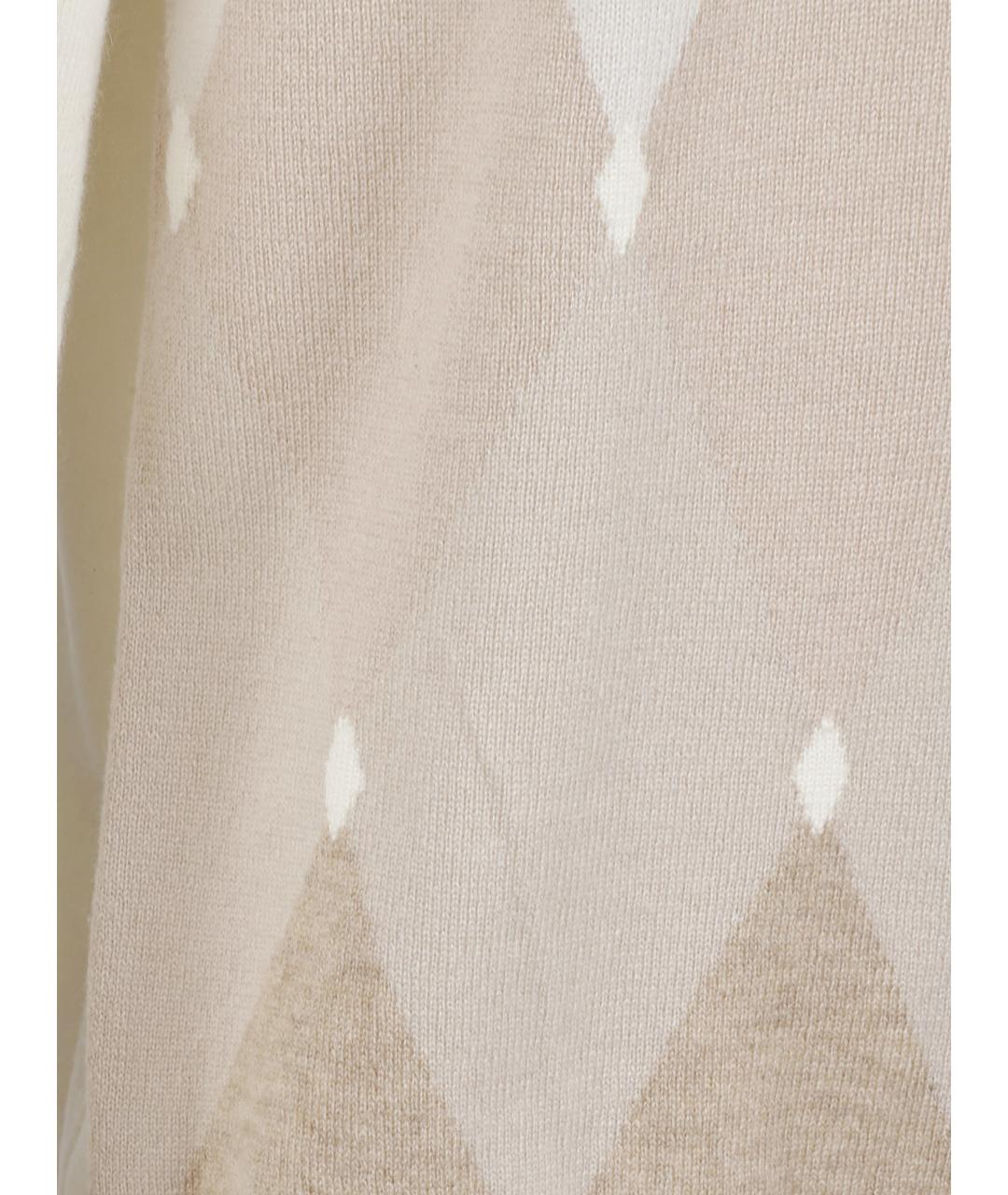 BALLANTYNE Белый кашемировый джемпер / свитер, фото 2