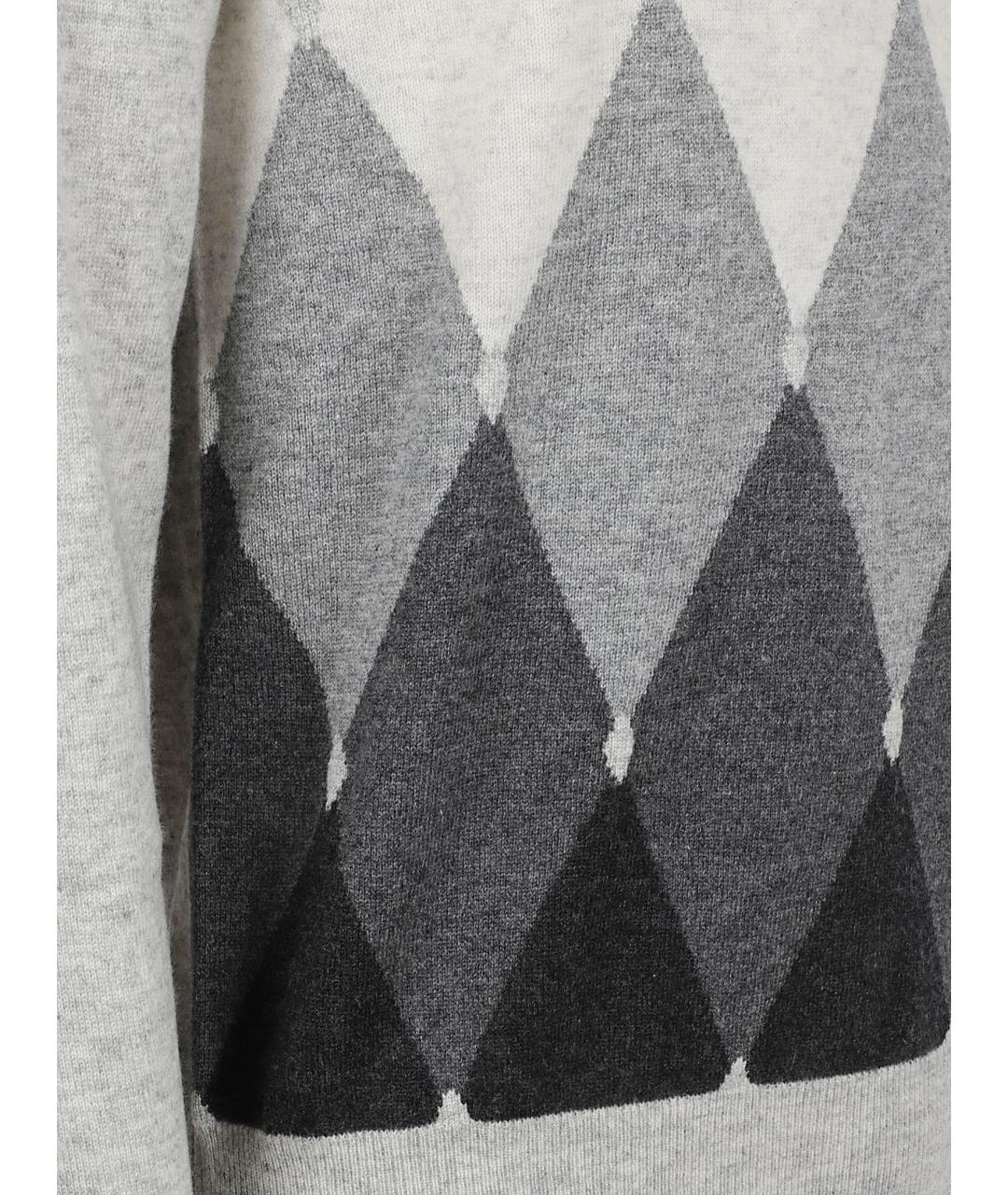 BALLANTYNE Серый кашемировый джемпер / свитер, фото 2