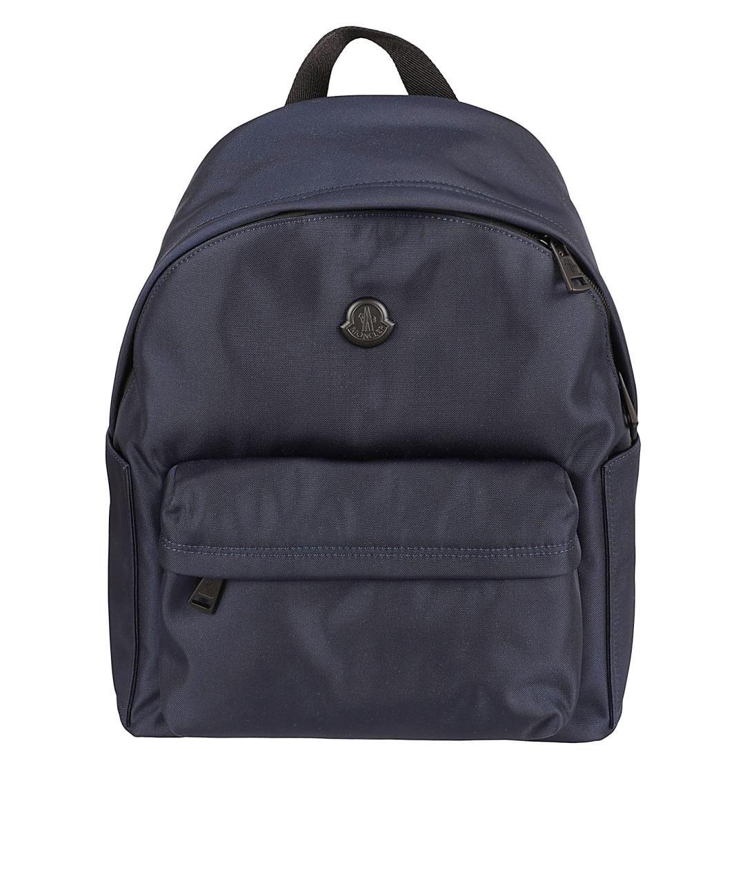 MONCLER Синий тканевый рюкзак, фото 1