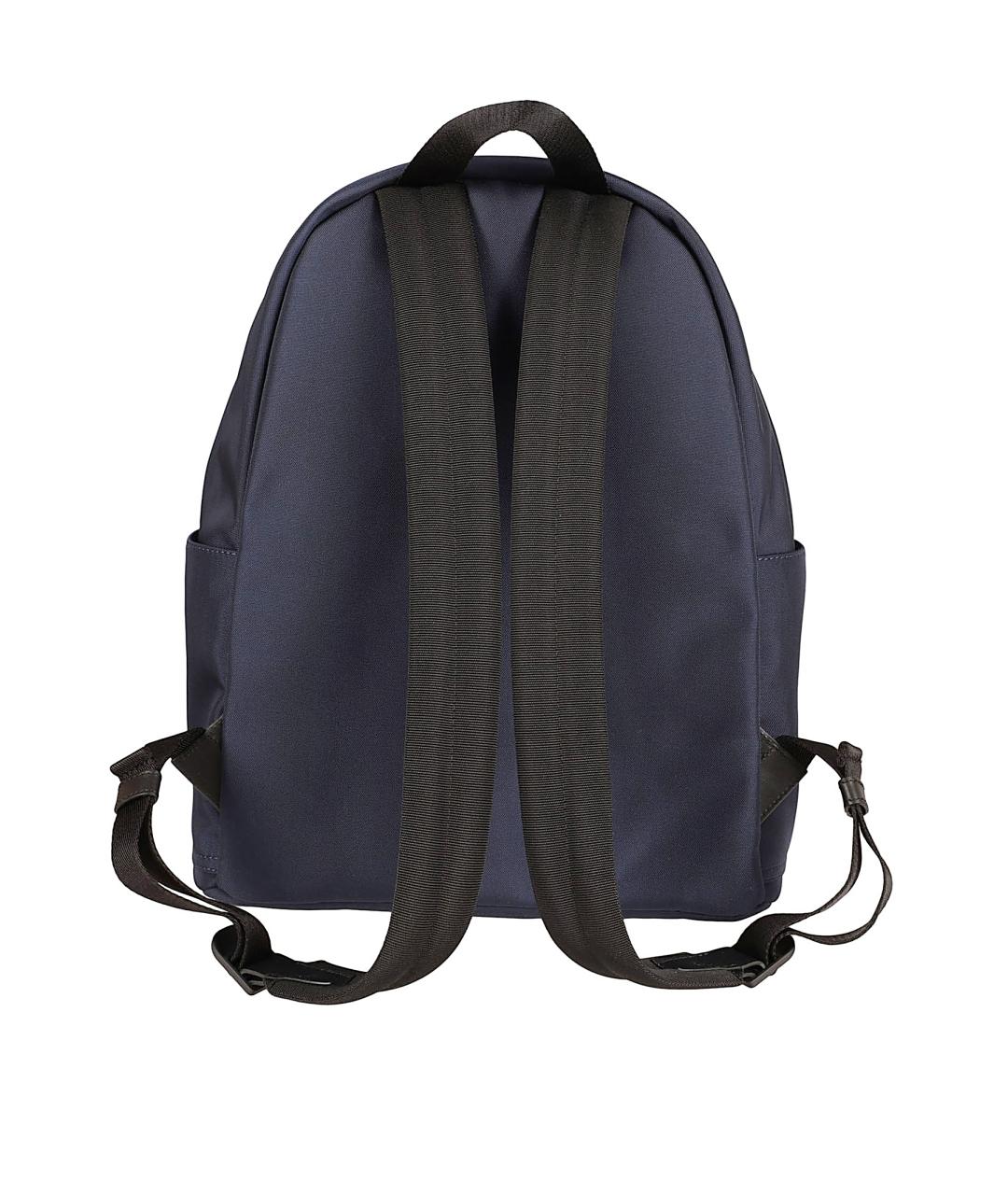 MONCLER Синий тканевый рюкзак, фото 2