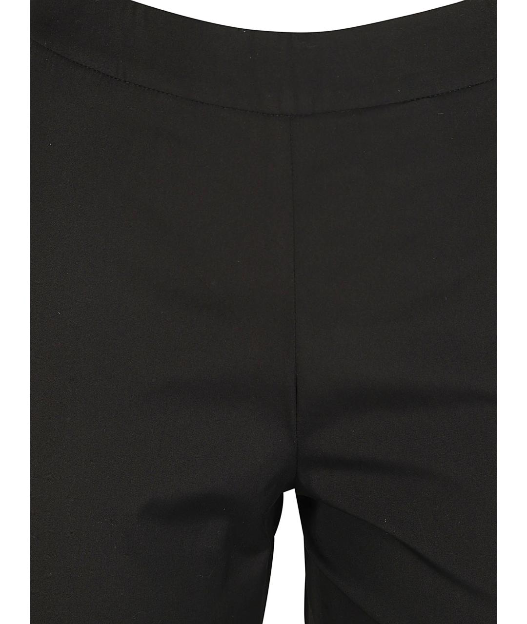 FABIANA FILIPPI Черные хлопковые брюки узкие, фото 3