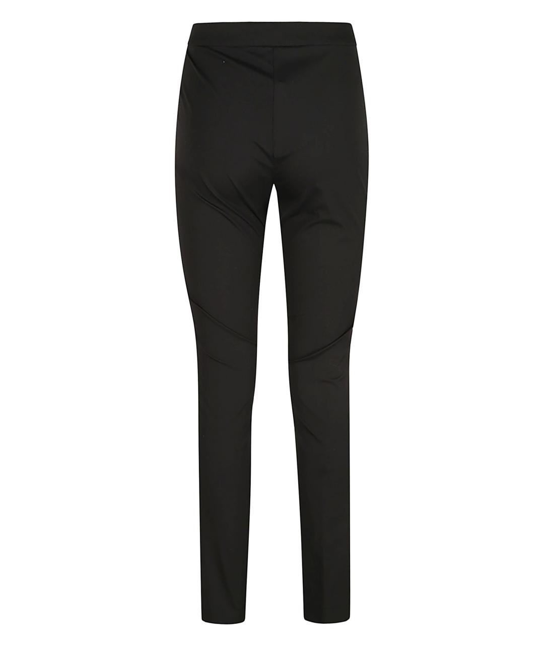 FABIANA FILIPPI Черные хлопковые брюки узкие, фото 2