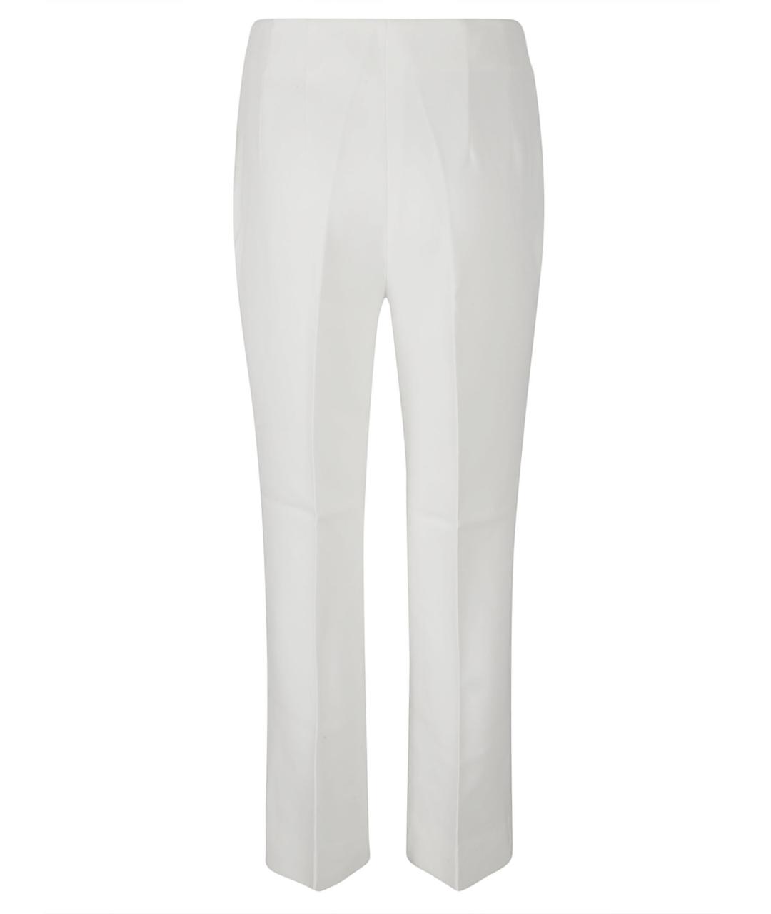 ERMANNO SCERVINO Белые вискозные прямые брюки, фото 2