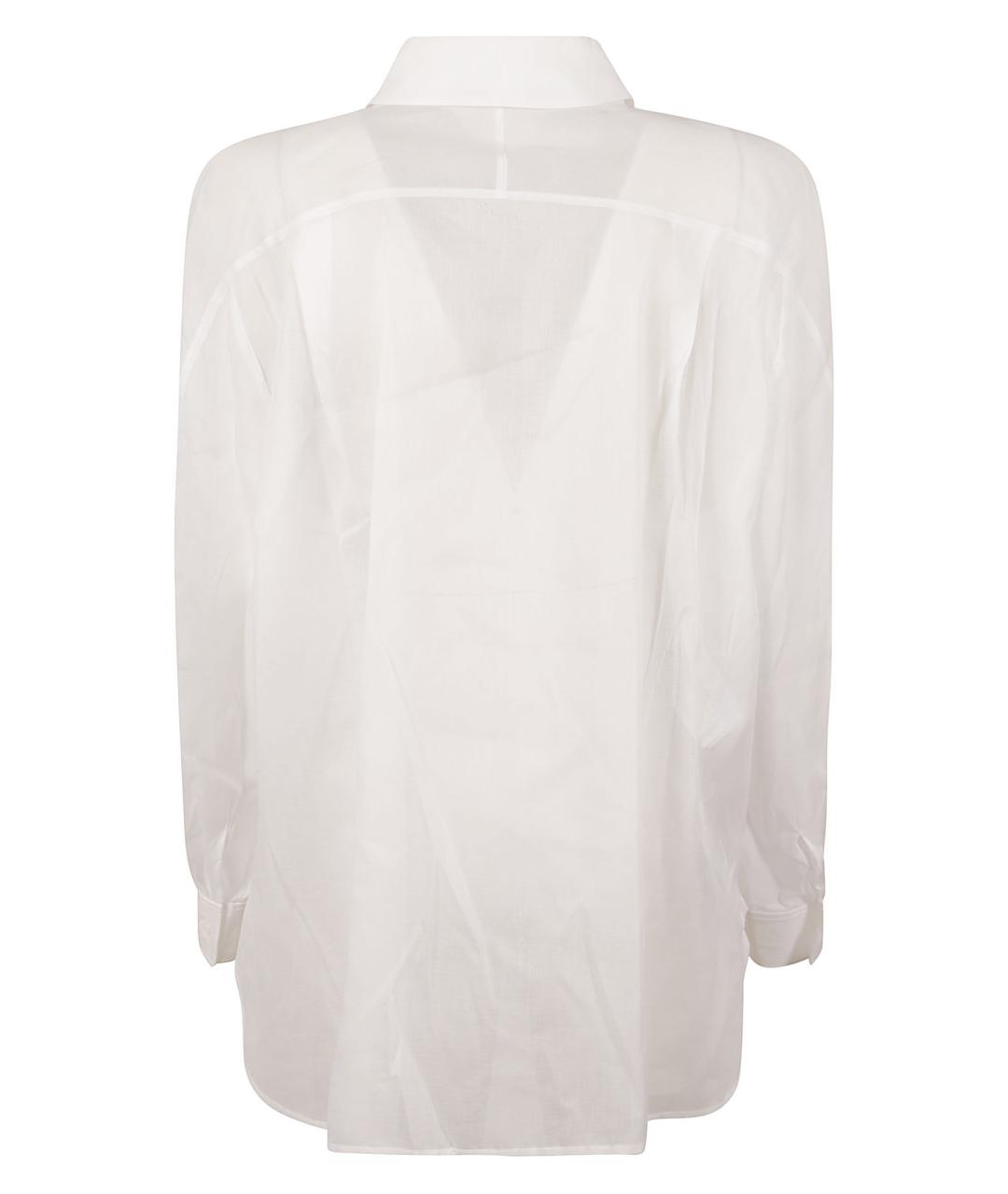 ALBERTA FERRETTI Белая хлопковая рубашка, фото 2