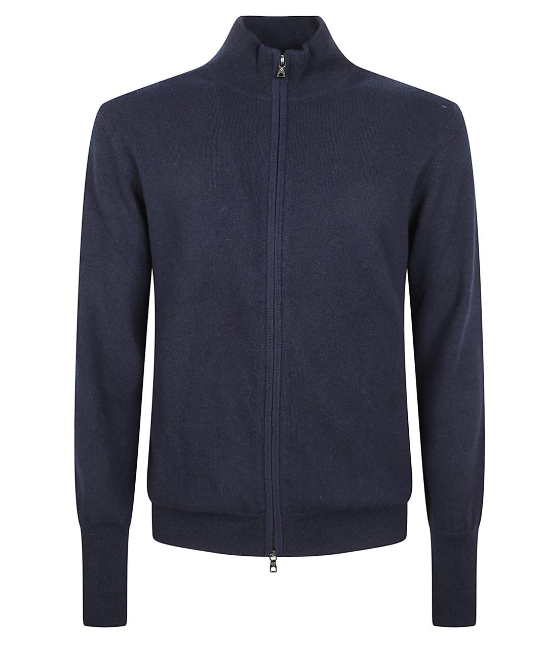 BALLANTYNE Синий кашемировый кардиган, фото 1