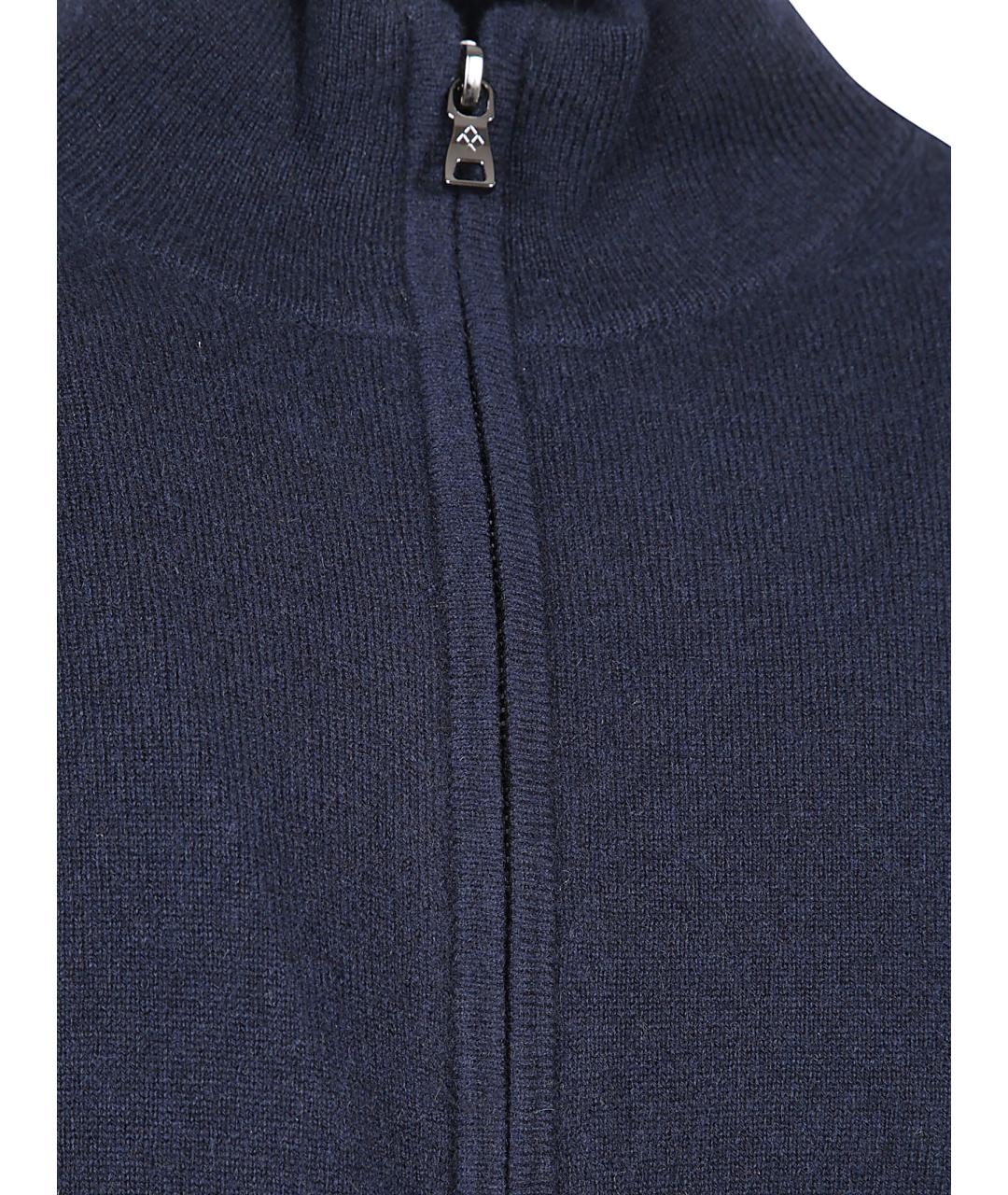 BALLANTYNE Синий кашемировый кардиган, фото 2