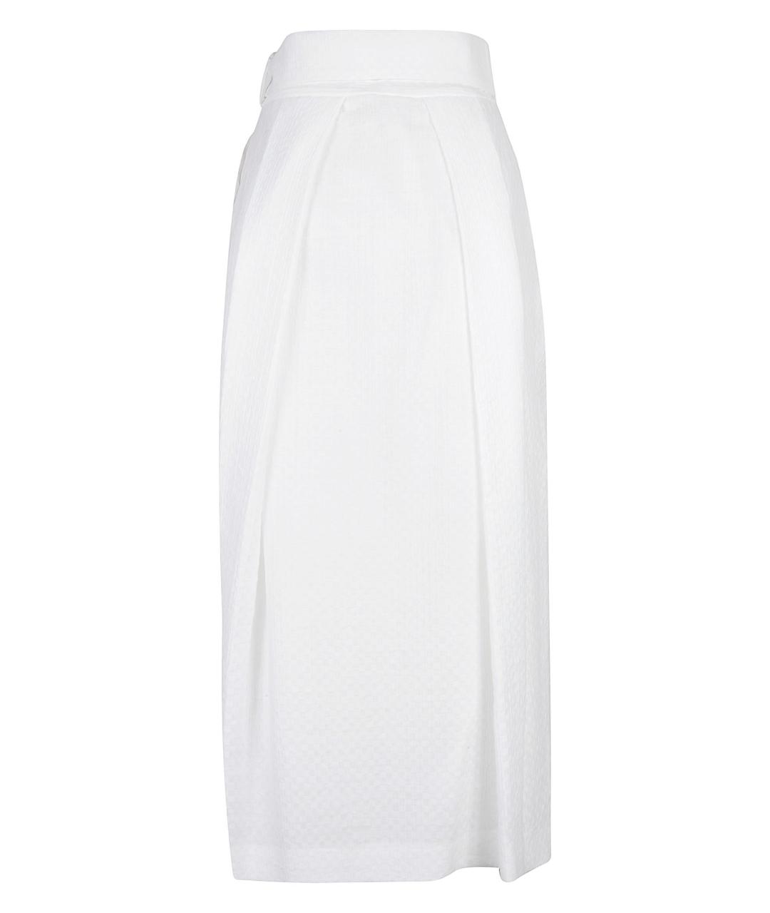 FABIANA FILIPPI Белая хлопковая юбка миди, фото 2