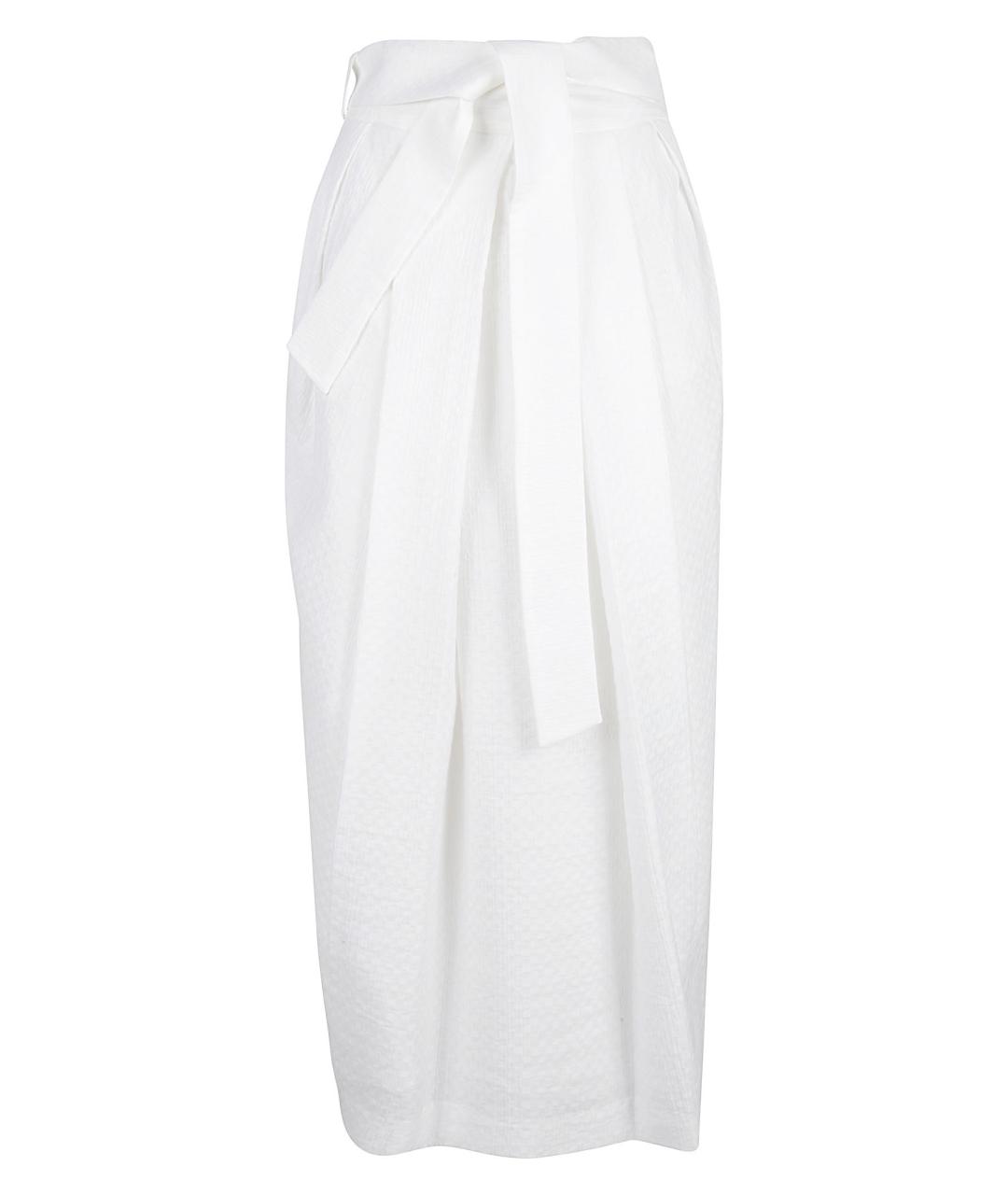 FABIANA FILIPPI Белая хлопковая юбка миди, фото 1
