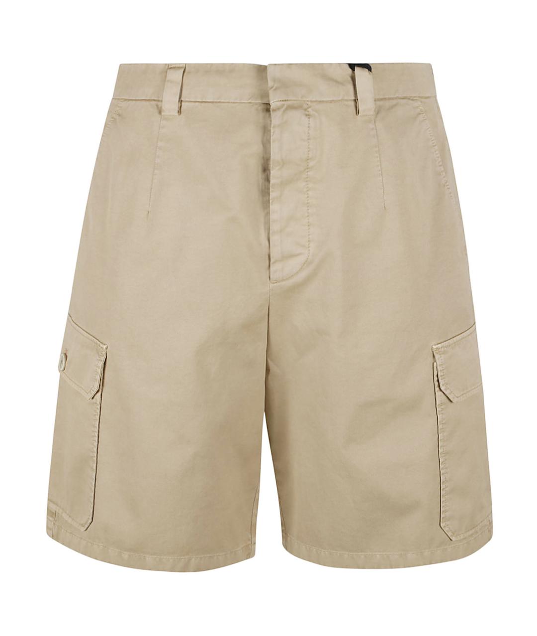 PRADA Бежевые хлопковые шорты, фото 1