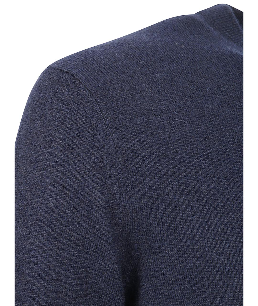 BALLANTYNE Синий кашемировый джемпер / свитер, фото 2