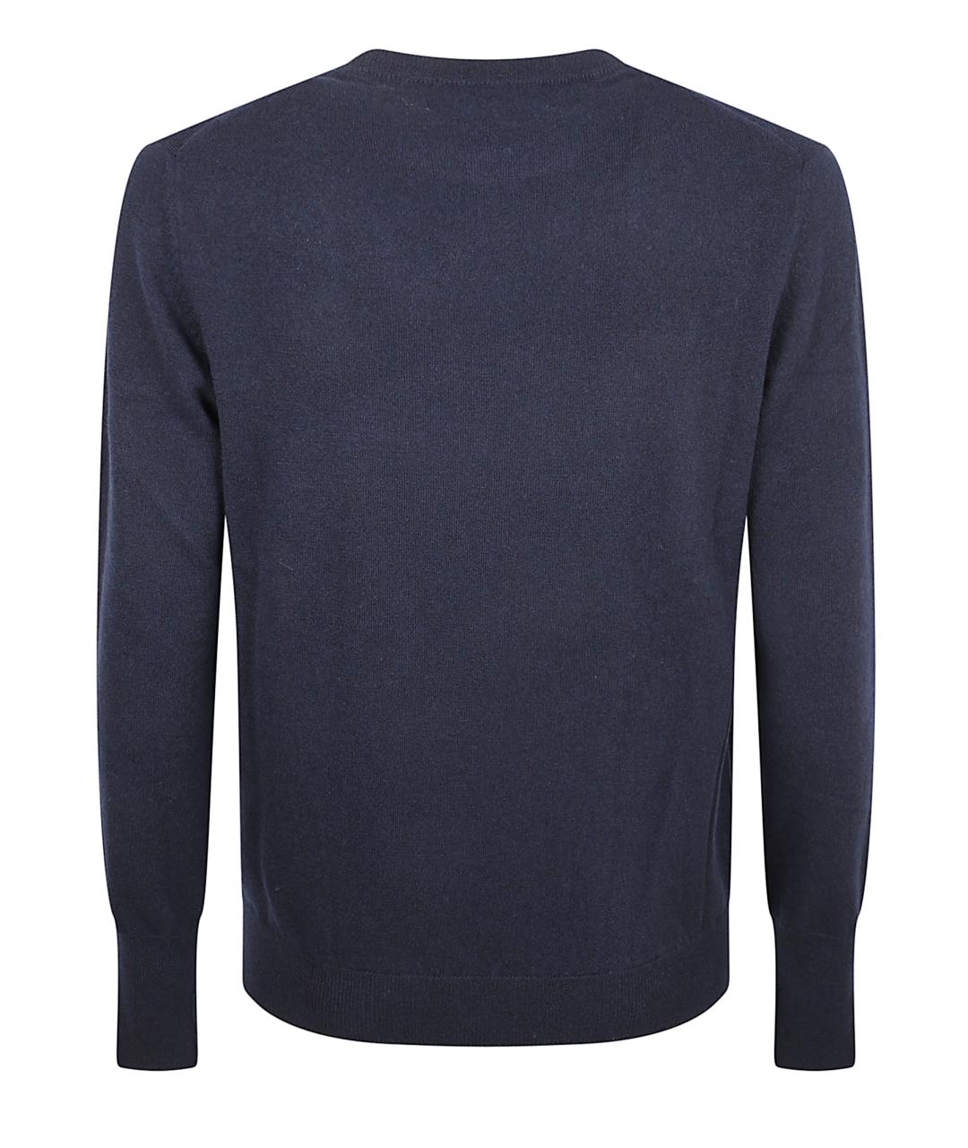 BALLANTYNE Синий кашемировый джемпер / свитер, фото 3