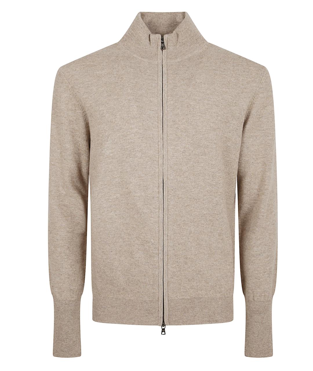 BALLANTYNE Бежевый кашемировый кардиган, фото 1