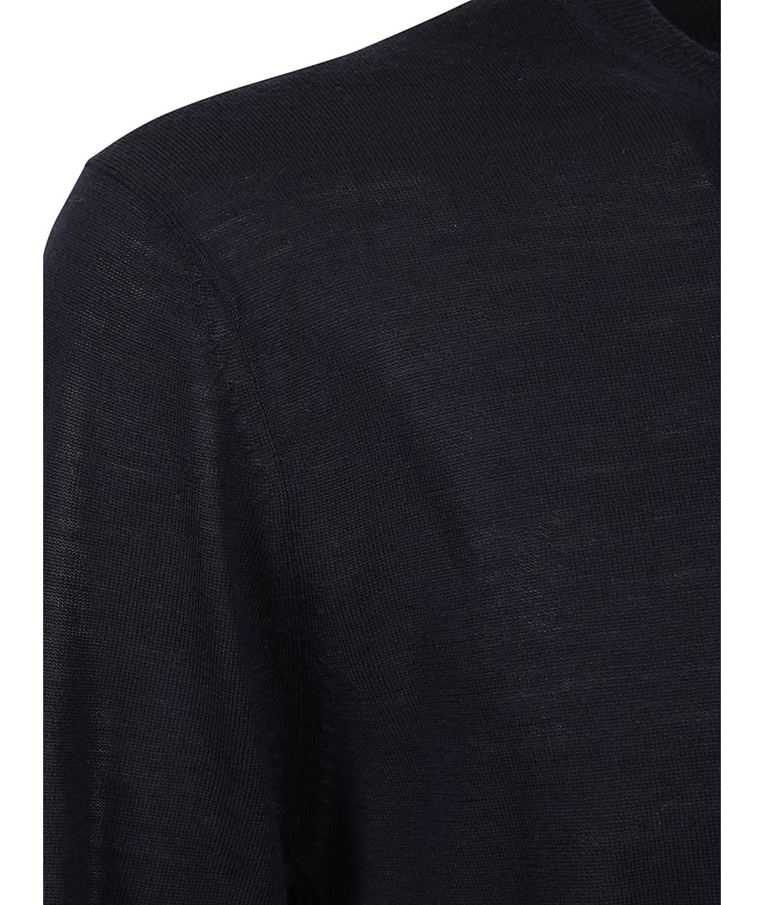 BALLANTYNE Синий кашемировый джемпер / свитер, фото 2