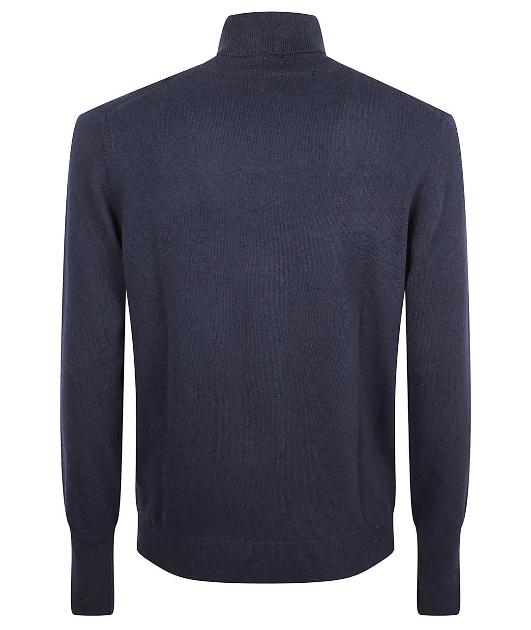 BALLANTYNE Синяя кашемировая водолазка, фото 3