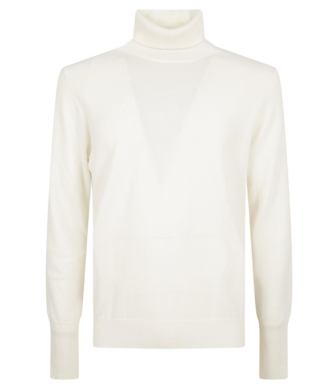 BALLANTYNE Белая кашемировая водолазка, фото 1