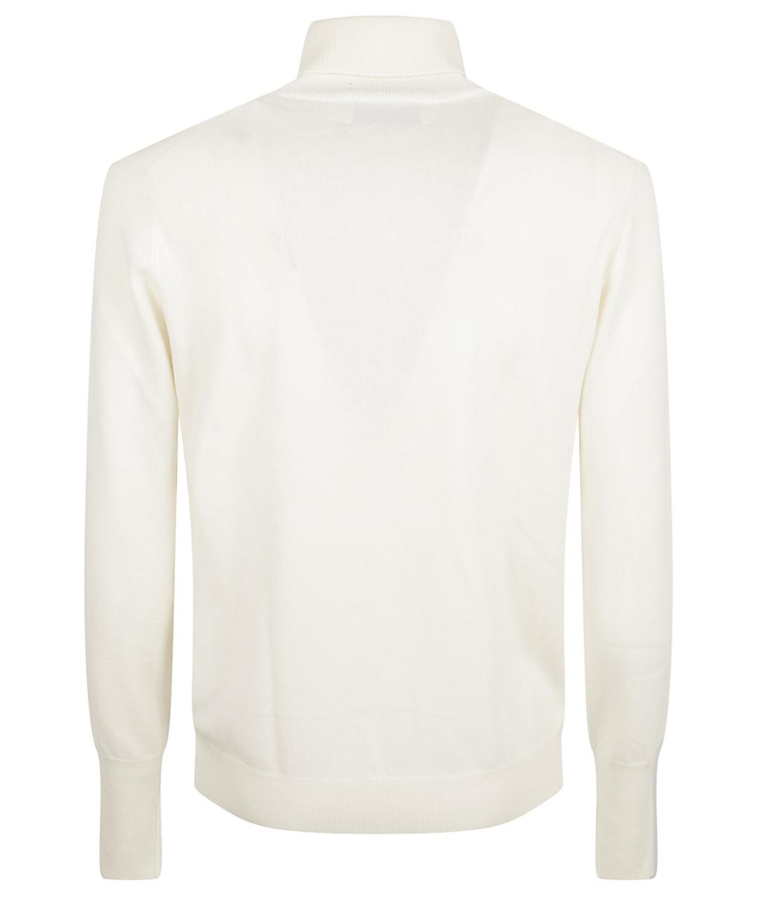 BALLANTYNE Белая кашемировая водолазка, фото 3