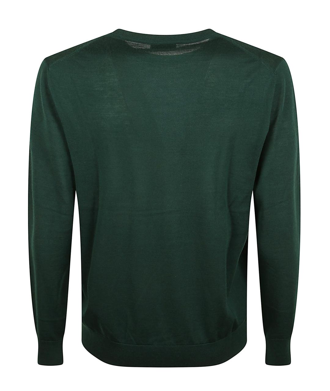 BALLANTYNE Зеленый кашемировый джемпер / свитер, фото 3