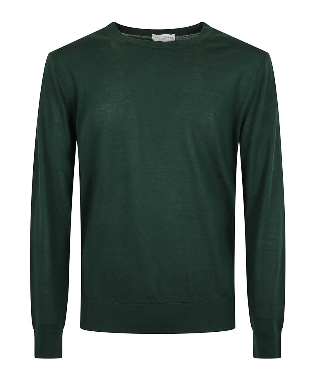 BALLANTYNE Зеленый кашемировый джемпер / свитер, фото 1