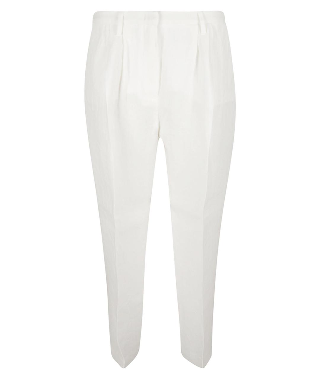 FABIANA FILIPPI Белые прямые брюки, фото 1
