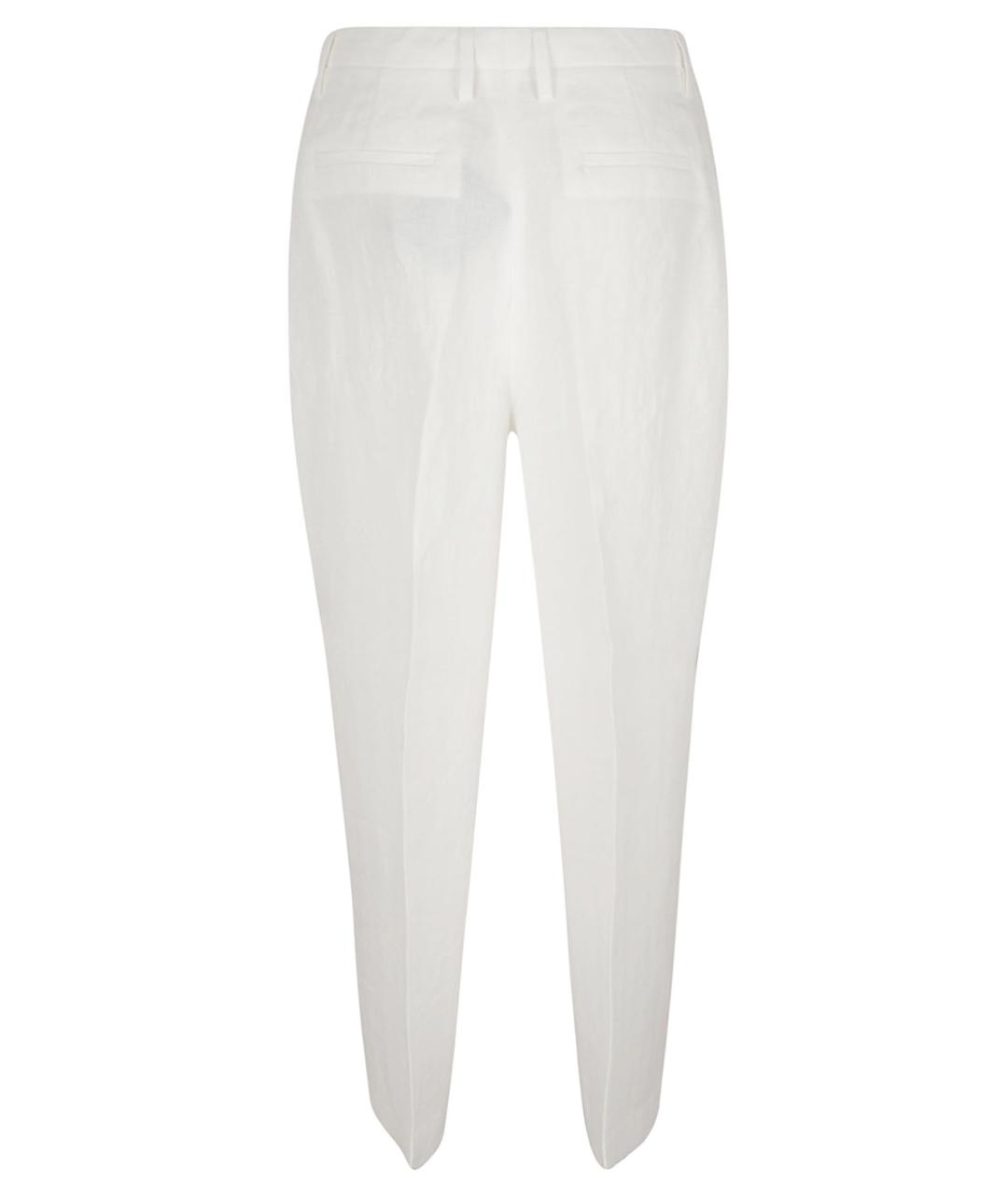 FABIANA FILIPPI Белые прямые брюки, фото 2