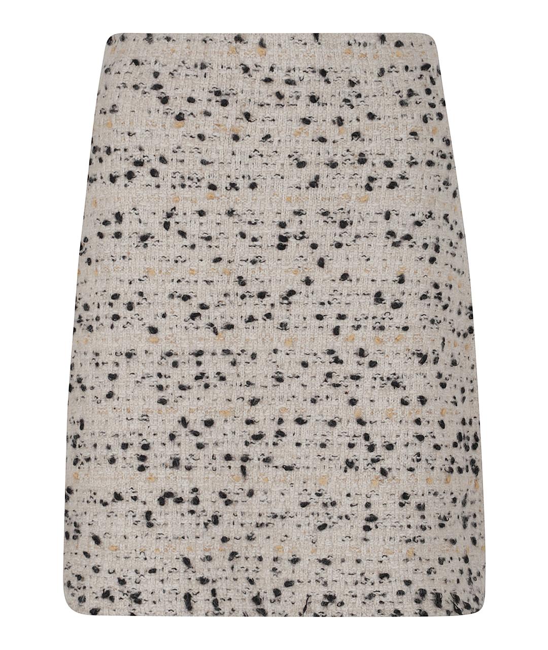 FABIANA FILIPPI Черная шерстяная юбка мини, фото 1