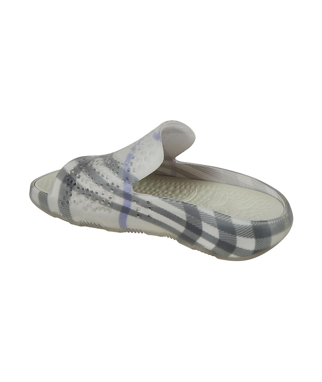 BURBERRY Мульти резиновые шлепанцы, фото 3
