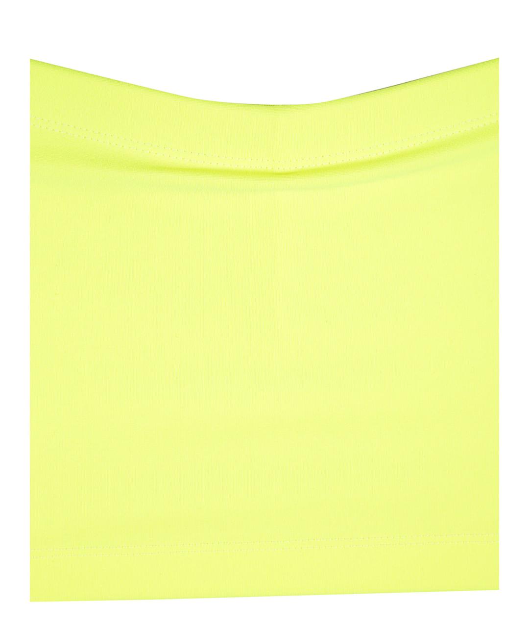 BALENCIAGA Желтая полиэстеровая юбка-шорты, фото 2