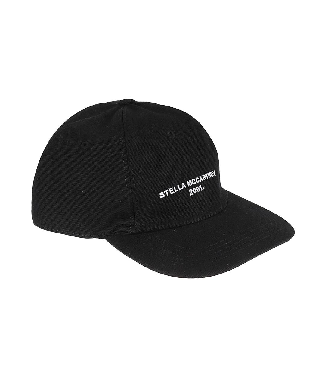 STELLA MCCARTNEY Черная хлопковая кепка, фото 1