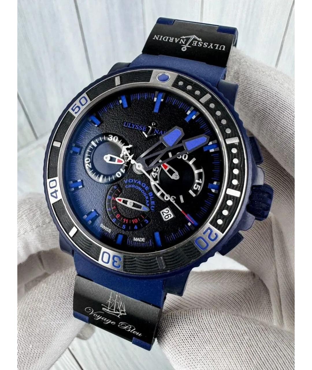 Ulysse Nardin Темно-синие часы, фото 2