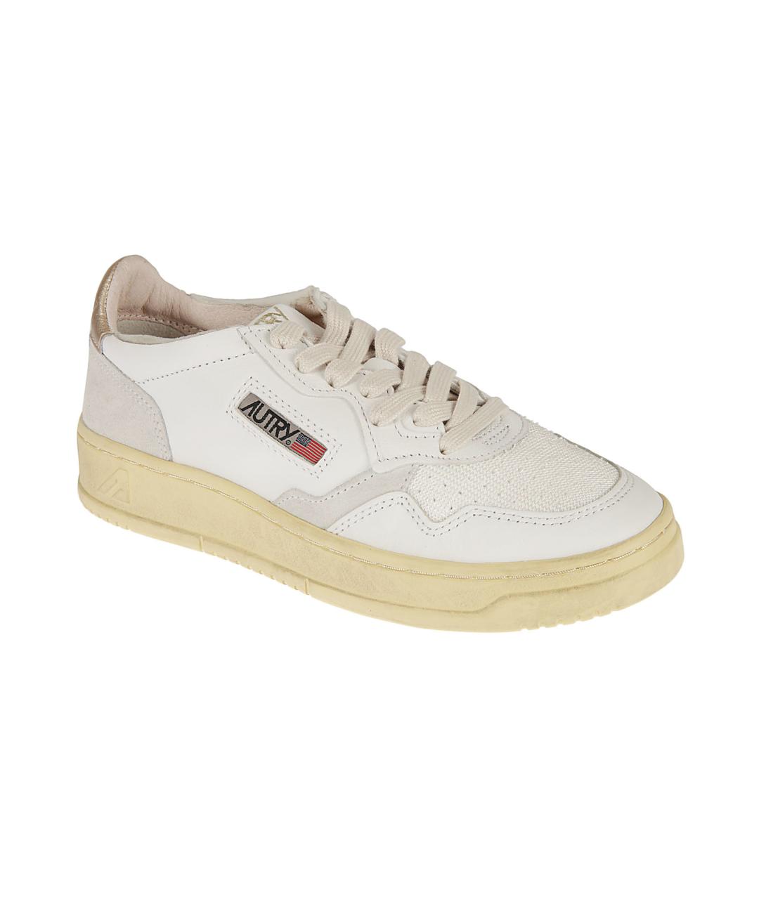AUTRY Белые кожаные кроссовки, фото 2