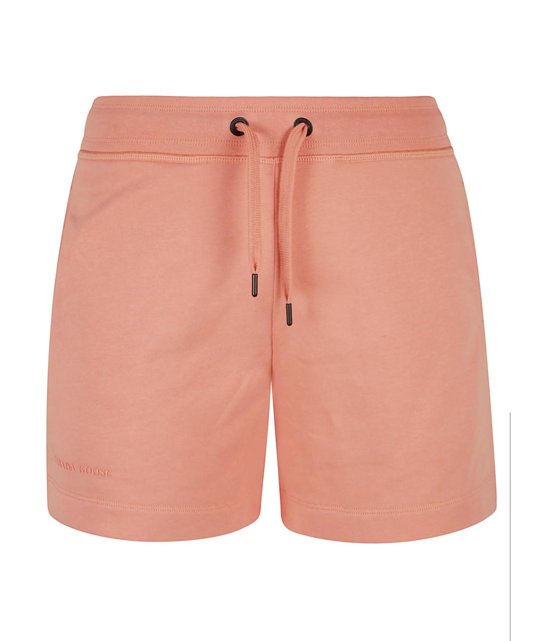 CANADA GOOSE Розовые хлопковые повседневные брюки, фото 1