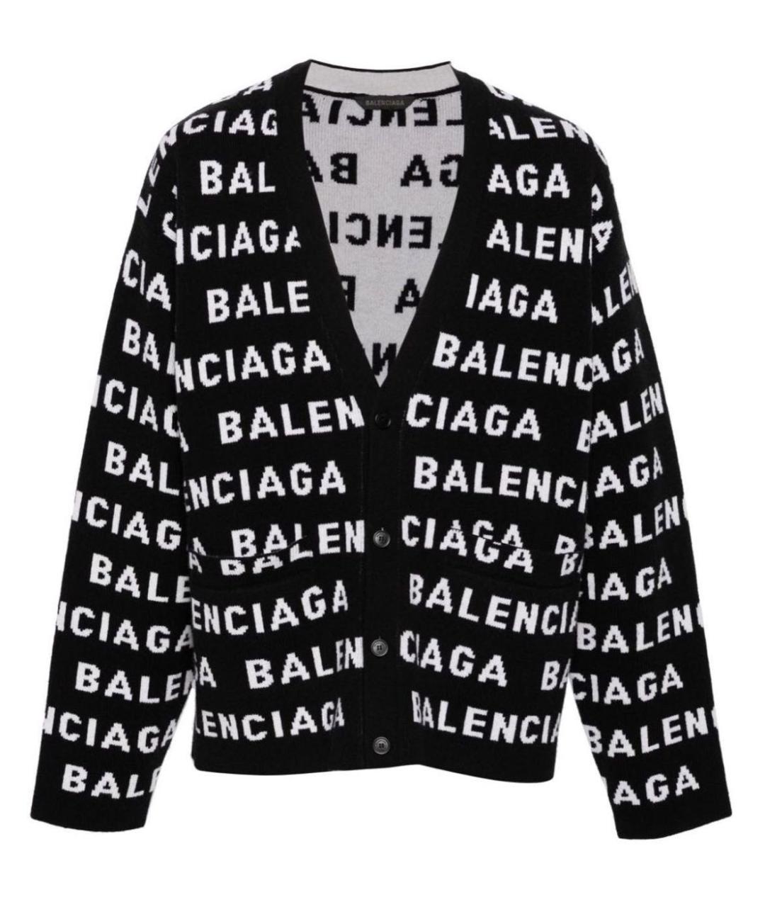 BALENCIAGA Черный кардиган, фото 1