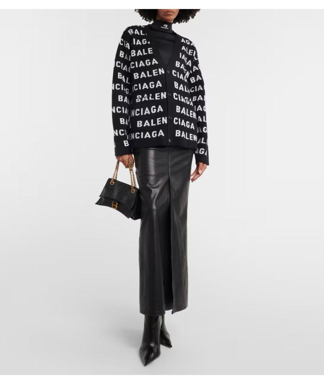 BALENCIAGA Черный кардиган, фото 2