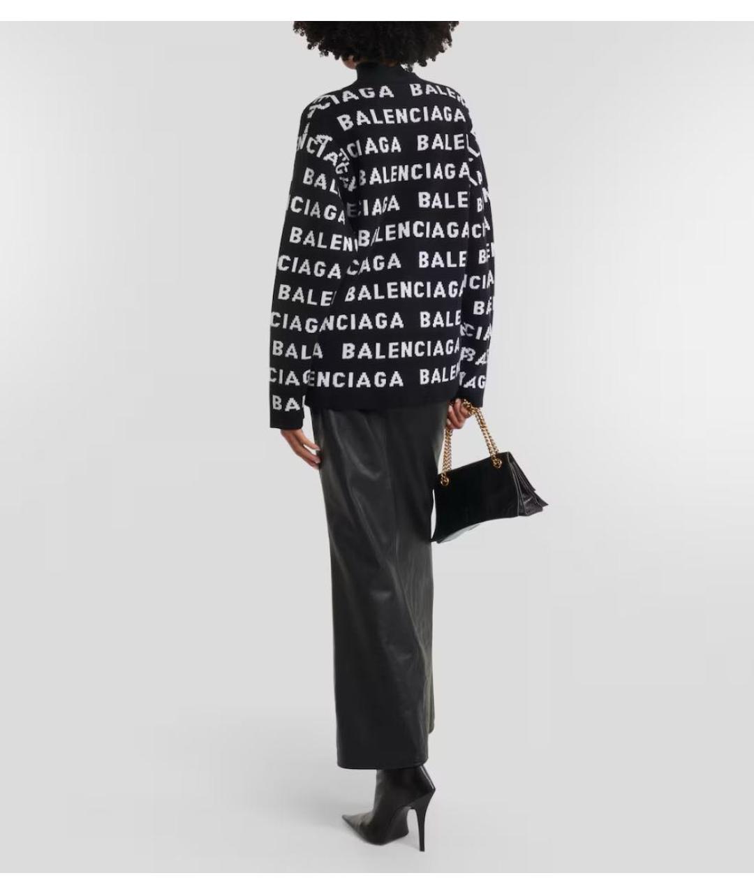BALENCIAGA Черный кардиган, фото 3