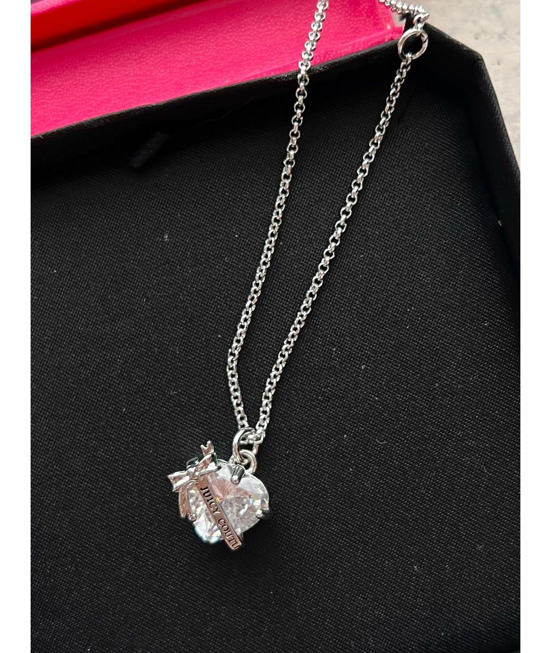 JUICY COUTURE Серебрянный металлический кулон, фото 7