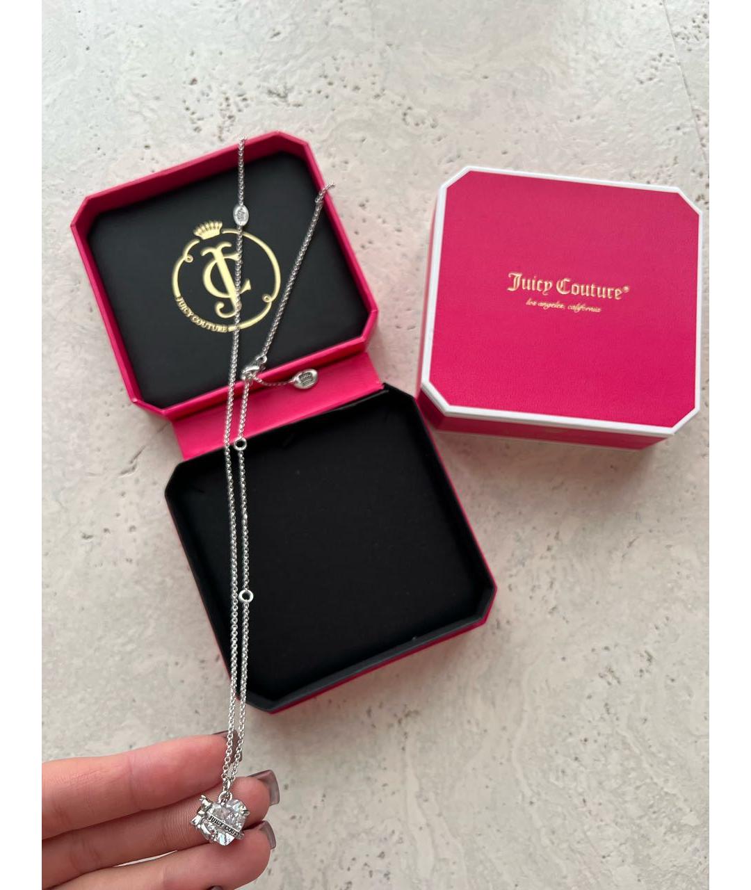 JUICY COUTURE Серебрянный металлический кулон, фото 3