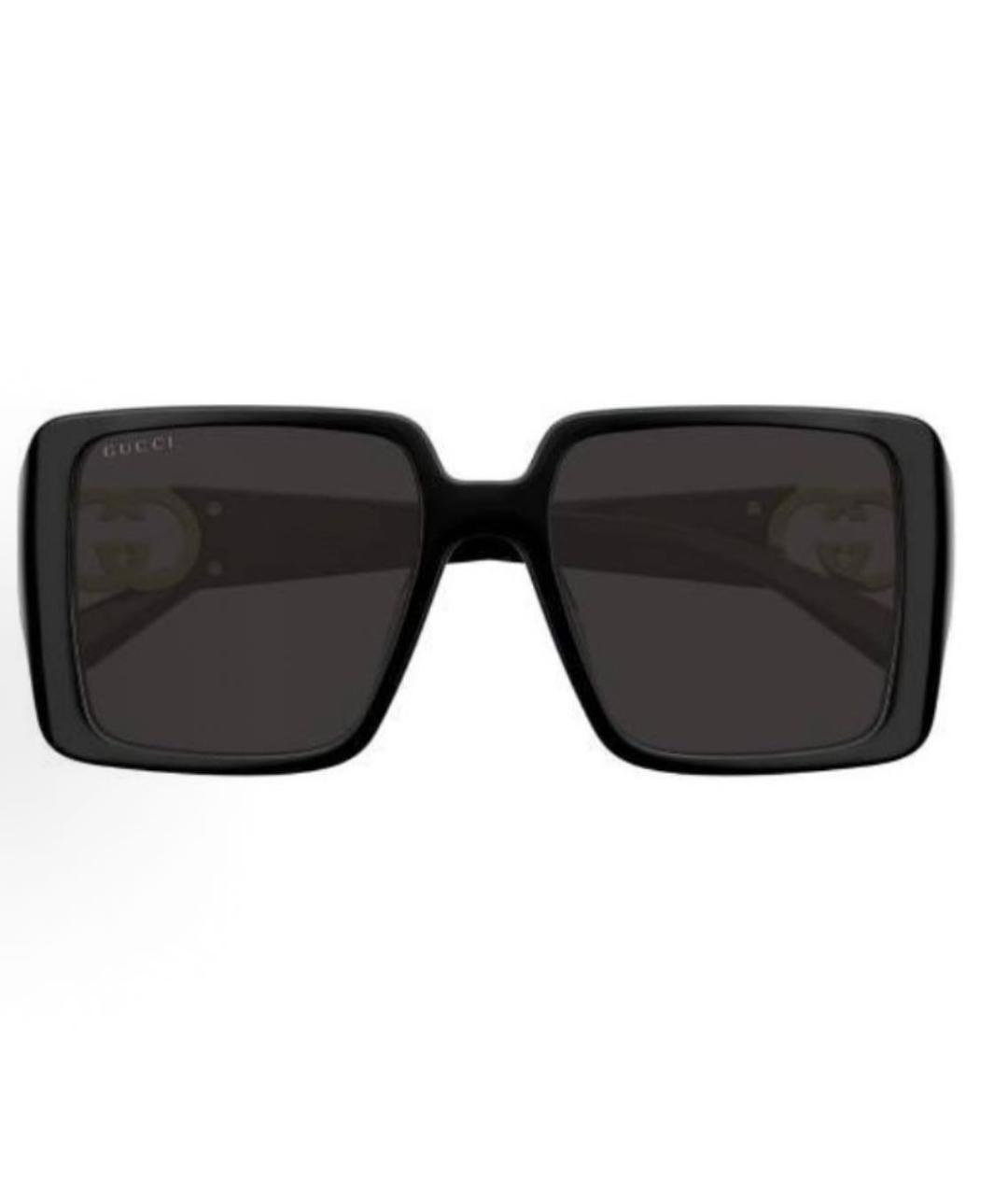 GUCCI Черные пластиковые солнцезащитные очки, фото 4