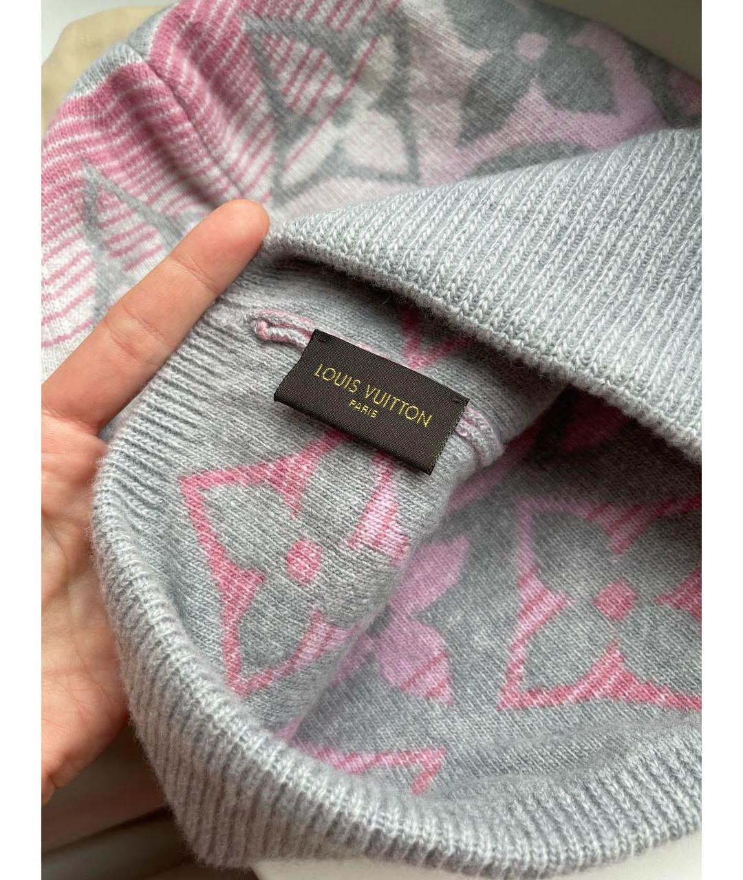 LOUIS VUITTON Мульти шерстяная шапка, фото 6