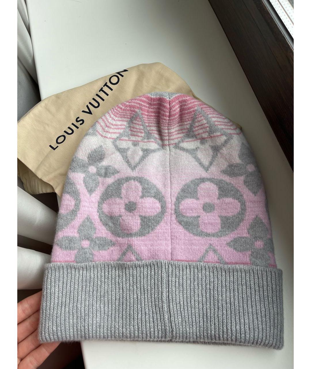 LOUIS VUITTON Мульти шерстяная шапка, фото 7