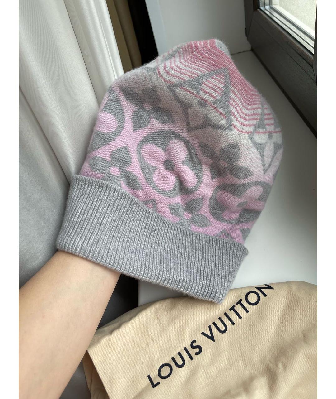 LOUIS VUITTON Мульти шерстяная шапка, фото 2