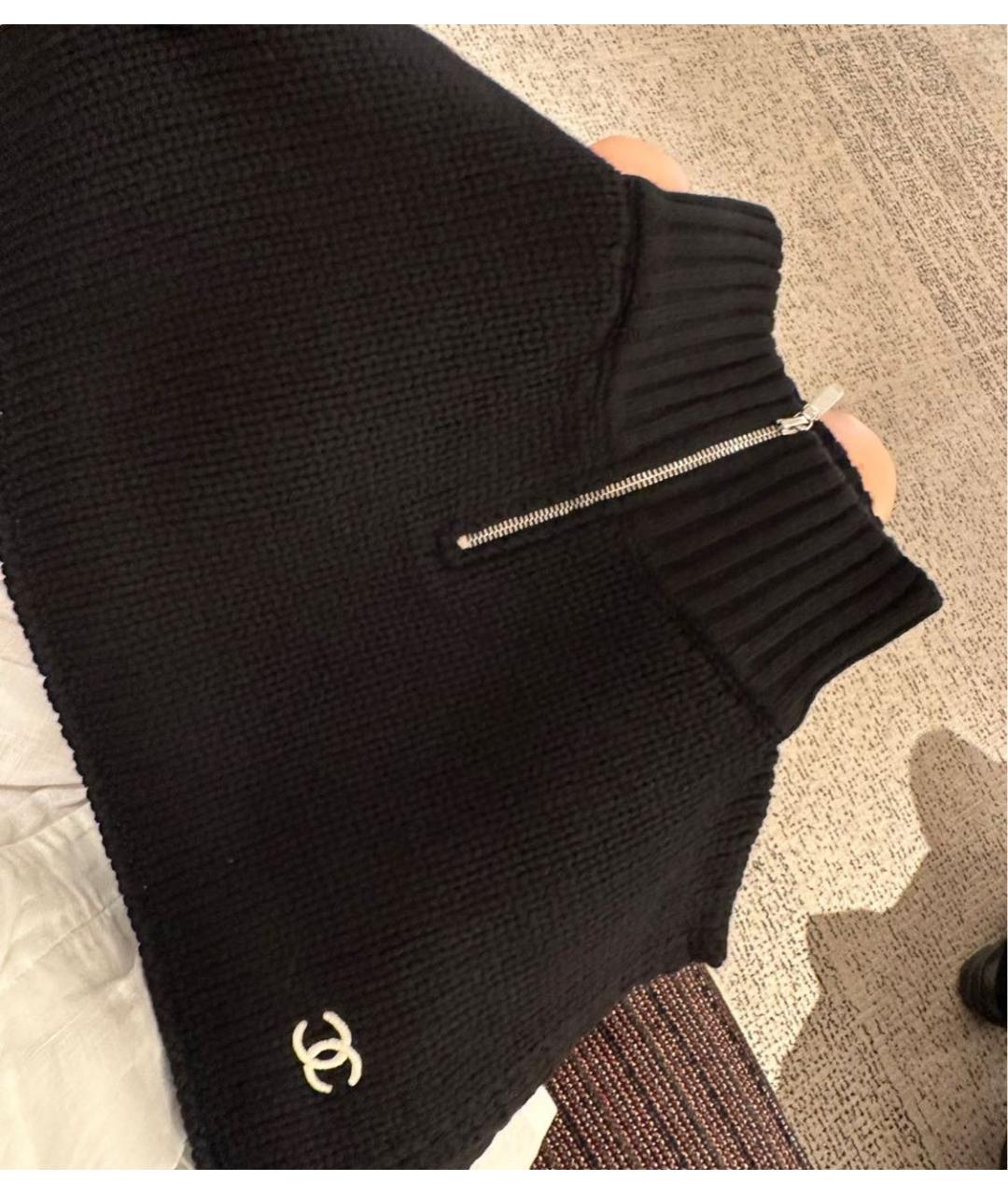 CHANEL Черный воротник, фото 2